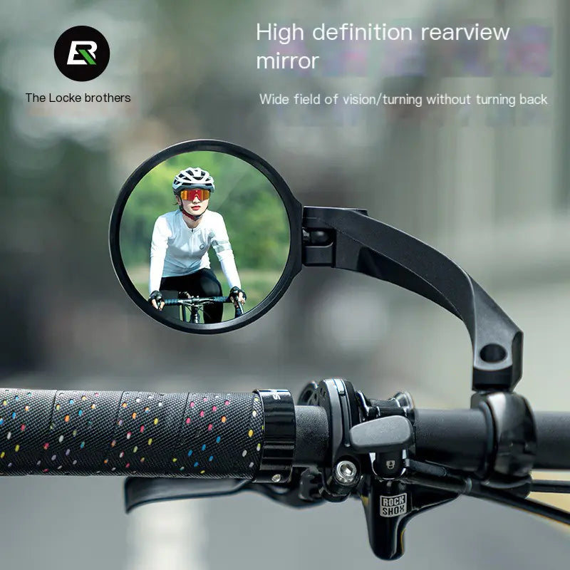 Rock Brothers Folding Rearview Mirror for Bicycles